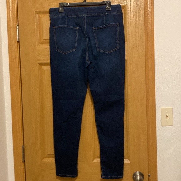 Dark Blue Women's Jeans So Good For Life XL Pull on jugging - Picture 3 of 3